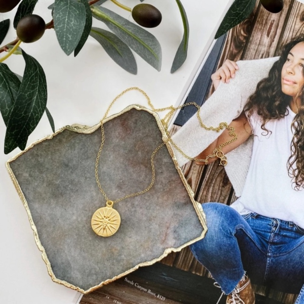 Natalie Borton Chloe coin necklace